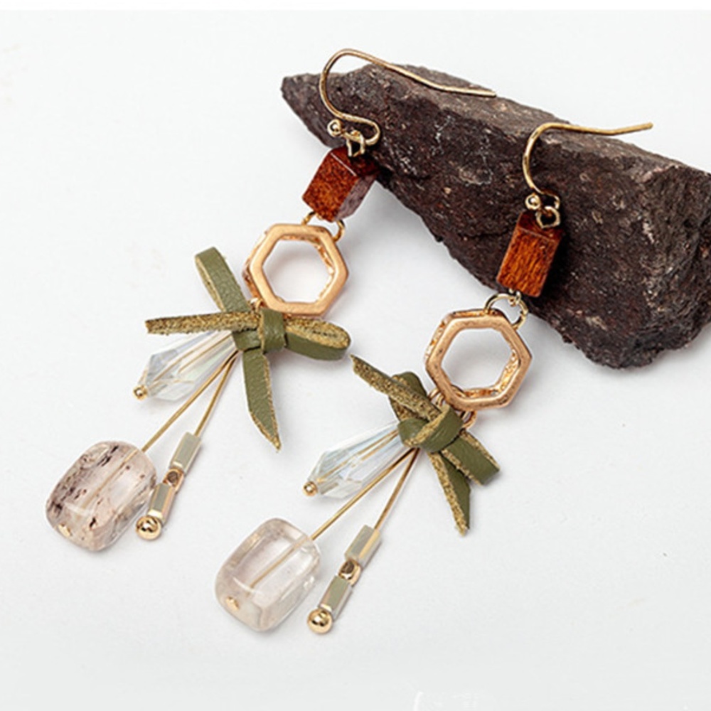 NEW Original Design Smoky Quartz Dangle Earrings - Picture 4 of 6